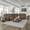 Liberty Furniture 7016CN-UPH-6PCSEC Collins - 6 Piece Sectional - York Chestnut