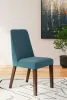 Ashley Furniture D615-03 Lyncott - Dining Uph Side Chair (Set of 2) - Blue / Brown