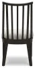 Ashley Furniture D841-01 Galliden - Dining Upholstered Side Chair (Set of 2) - Black