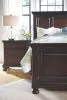 Ashley Furniture B697/31/36/46/57/54/96/92 Ashley Furniture B697/31/36/46/57/54/96/92 Porter - 7 Pc. - Dresser, Mirror, Chest, Queen Panel Bed, Nightstand - Rustic Brown