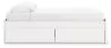 Ashley Furniture EB9630B23 Ashley Furniture EB9630B23 Onita - King Platform Bed With 1 Side Storage - White