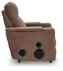 Ashley Furniture PC9022042A Lorrenton - Glider Power Recliner With Audio System - Caramel