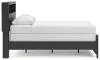 Ashley Furniture PCB1118B13 Ashley Furniture PCB1118B13 Broachmyn - Full Bookcase Bed - Black / Gray