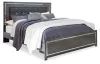 Ashley Furniture B214B10 Lodanna - King Panel Bed - Gray