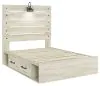 Ashley Furniture B192B34 Cambeck - Full Panel Bed With 4 Storage Drawers - Whitewash