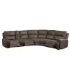 New Classic 28-U5853-6PS Gaia - 6 Piece P2 Power Sectional - Brown