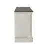 Liberty Furniture 244-TV74 Magnolia Manor - Entertainment TV Stand (Glass Doors) - Antique White