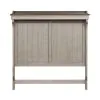 Liberty Furniture 457-BR13M Ivy Hollow - Queen Mantle Headboard - Weathered Linen / Dusty Taupe