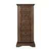 New Classic B658-079 Mar Vista - Swivel Lingerie Chest With Mirror - Walnut