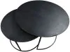 Riverside Furniture 40003 Declan - Round Nesting Coffee Table - Black