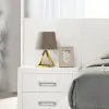 CoasterEssence 202992P Jessica - Wood Bed Panels (Set of 2) - Cream White