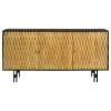 Coaster Fine Furniture 950383 Aminah - 3 Door Wood Accent Cabinet - Natural And Black