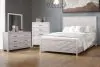 New Classic 00-3314-14C New Classic 00-3314-14C Biscayne - 6/6 Eastern King 4 Piece Bedroom Set (Bed & Dresser & Mirror & Chest) - Driftwood