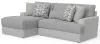 Jackson Furniture Industries 3480/75/42-18 Jackson Furniture Industries 3480/75/42-18 Titan - 2 Piece Sofa Chaise With Comfort Coil Seating (Left Side Facing Chaise) - Moonstruck