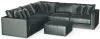 Jackson Furniture Industries 2245/36/31/59/37/12-35 Remington - 5 Piece Modular Sectional And 1 Included Cocktail Ottoman - Pine