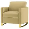 Coaster Fine Furniture 508826 Corliss - Upholstered Curved Track Arm Chair - Camel