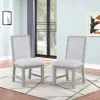 New Classic D2442-20 Fiona - Dining Side Chair (Set of 2) - Mist Gray