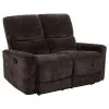 Coaster Fine Furniture 609572 Navarro - Chenille Upholstered Reclining Loveseat - Dark Brown