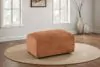 Coaster Fine Furniture 504954 Burnett - Chenille Upholstered Ottoman - Burnt Orange