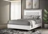 Coaster Fine Furniture 215791QB1 Cassia - Queen Headboard, Box 1 of 3 - White High Gloss