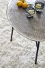 Ashley Furniture T836-6 Laverford - Round End Table - Chrome / Black