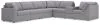 Ashley Furniture 92104S33 Ashley Furniture 92104S33 Modmax - 7-Piece Sectional With Storage Console And Laf Corner Chair - Granite