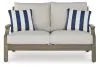 Ashley Furniture P701-835 Rainier Ranch - Loveseat With Cushion - Brown / Beige