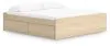 Ashley Furniture EB9632B21 Ashley Furniture EB9632B21 Onita - King Platform Bed With 2 Side Storage - Natural