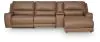Ashley Furniture PCU62606S26 Ashley Furniture PCU62606S26 DeepWakes - 4-Piece Power Reclining Sectional With RAF Press Back Power Chaise And Storage Console - Caramel