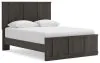 Ashley Furniture PCB3167B4 Shaehartin - Queen Panel Platform Bed - Dark Brown