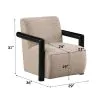 ACME AC03812 Jetta - Accent Chair - Latte & Black