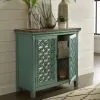 Liberty Furniture 2011-AC3836 Liberty Furniture 2011-AC3836 Kensington - 2 Door Accent Cabinet - Turquoise / Worn Wood Tone