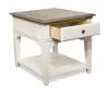 Riverside Furniture 59508 Riverside Furniture 59508 Myra - Leg End Table - Natural / Paperwhite