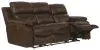 Jackson Furniture Industries 64991-1268/09-3068/09 Jackson Furniture Industries 64991-1268/09-3068/09 Positano - Top Grain Italian Leather Power Reclining Sofa - Cocoa