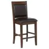 CoasterEssence 115209 Dewey - Upholstered Counter Chair (Set of 2) - Walnut