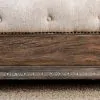 Furniture of America CM7663CK-BED Lysandra - California King Bed - Rustic Natural Tone / Beige
