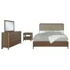 Coaster Fine Furniture 223321KW-S4 Maderia - 4 Piece California King Bedroom Set - Walnut