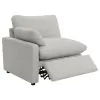 Coaster Fine Furniture 609562P Collins - 2 Piece Upholstered Power Reclining Loveseat - Gray