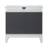 Liberty Furniture 781-BR61 Reflections - Nightstand With Lights and Charging Station - Pearl White
