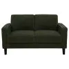 Coaster Fine Furniture 511215 Ruth - Fabric Upholstered Track Arm Loveseat - Matcha Green