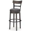 Ashley Furniture D388-230 Caitbrook - Tall UPH Swivel Barstool - Gray