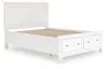 Ashley Furniture B680B20 Ashley Furniture B680B20 Fortman - Queen Panel Storage Bed - White