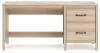 Ashley Furniture H3929-134 Battelle - Home Office Desk - Tan