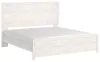 Ashley Furniture B1190/31/36/72/97 Ashley Furniture B1190/31/36/72/97 Gerridan - 4 Pc. - Dresser, Mirror, King Panel Bed - White / Gray
