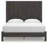 Ashley Furniture PCB3370B8 Fraluna - King Panel Bed - Charcoal