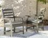 Ashley Furniture P802-601A Visola - Arm Chair With Cushion (Set of 2) - Gray