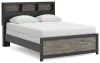 Ashley Furniture PCB1118B2 Ashley Furniture PCB1118B2 Broachmyn - Queen Bookcase Bed - Black / Gray