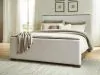 Ashley Furniture PCB843B5 Radkin - California King Upholstered Panel Bed - Burnished Brown