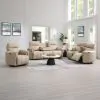ACME LV07412 ACME LV07412 Elison - Power Motion Glider Recliner With Swivel - Dark Beige Polished Microfiber
