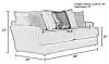 Jackson Furniture Industries 348203-1617/35-1726/35 Howell - Sofa - Seafoam